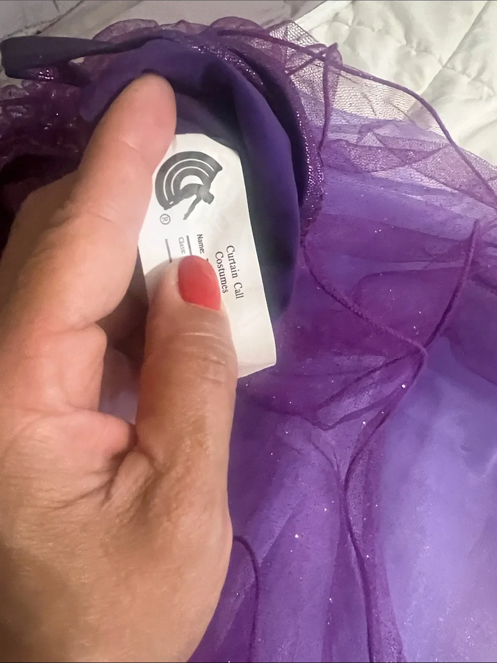 N/A shimmery purple